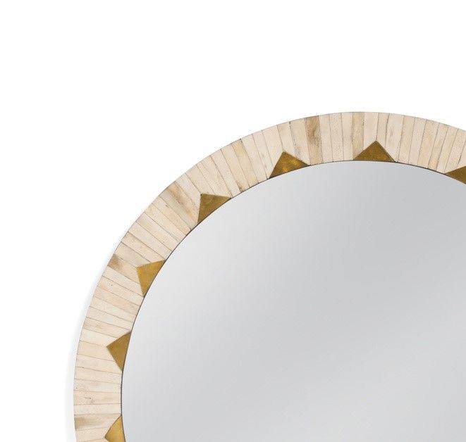 Global - Wall Mirror - Beige