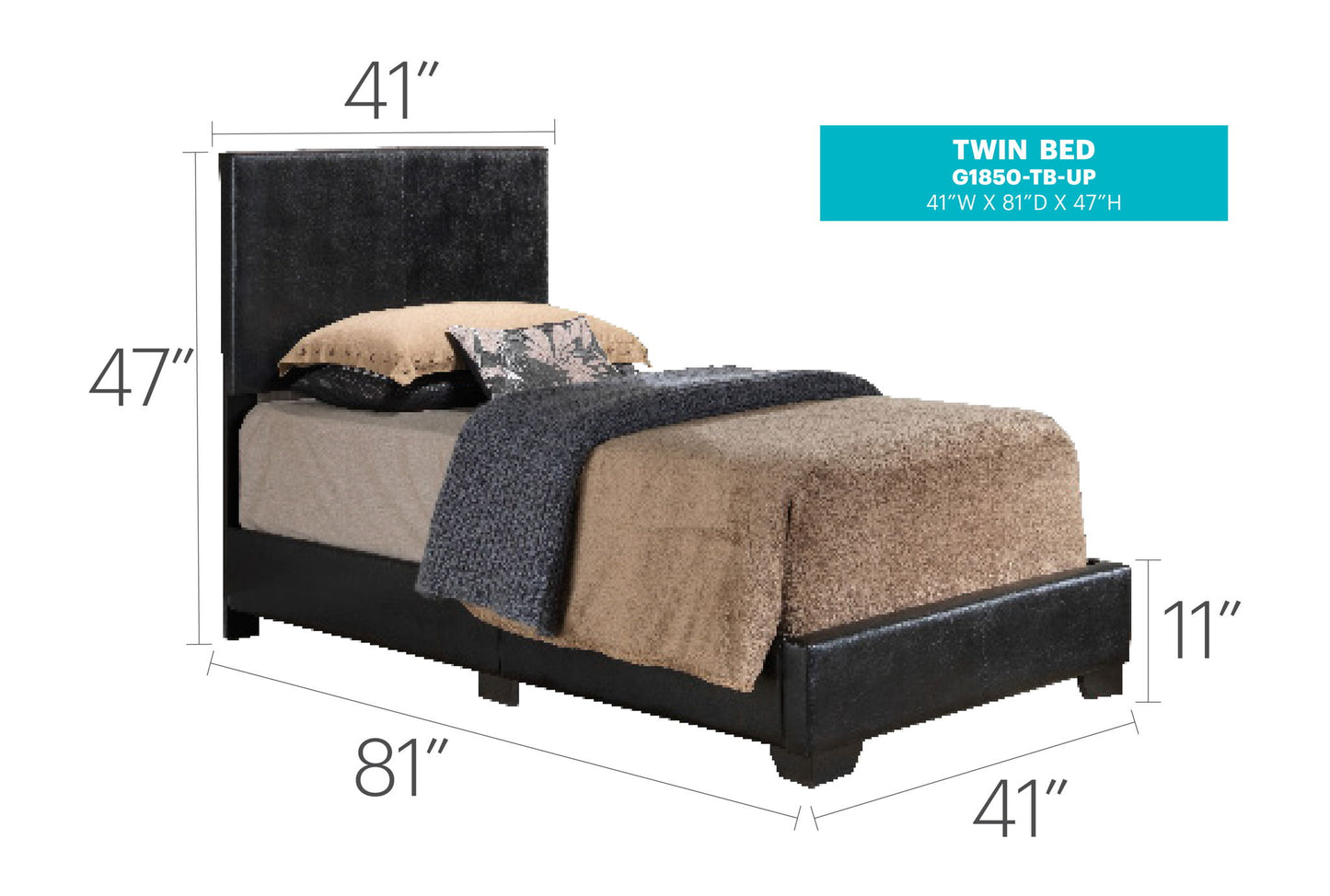 Glory Furniture - Aaron - Bed