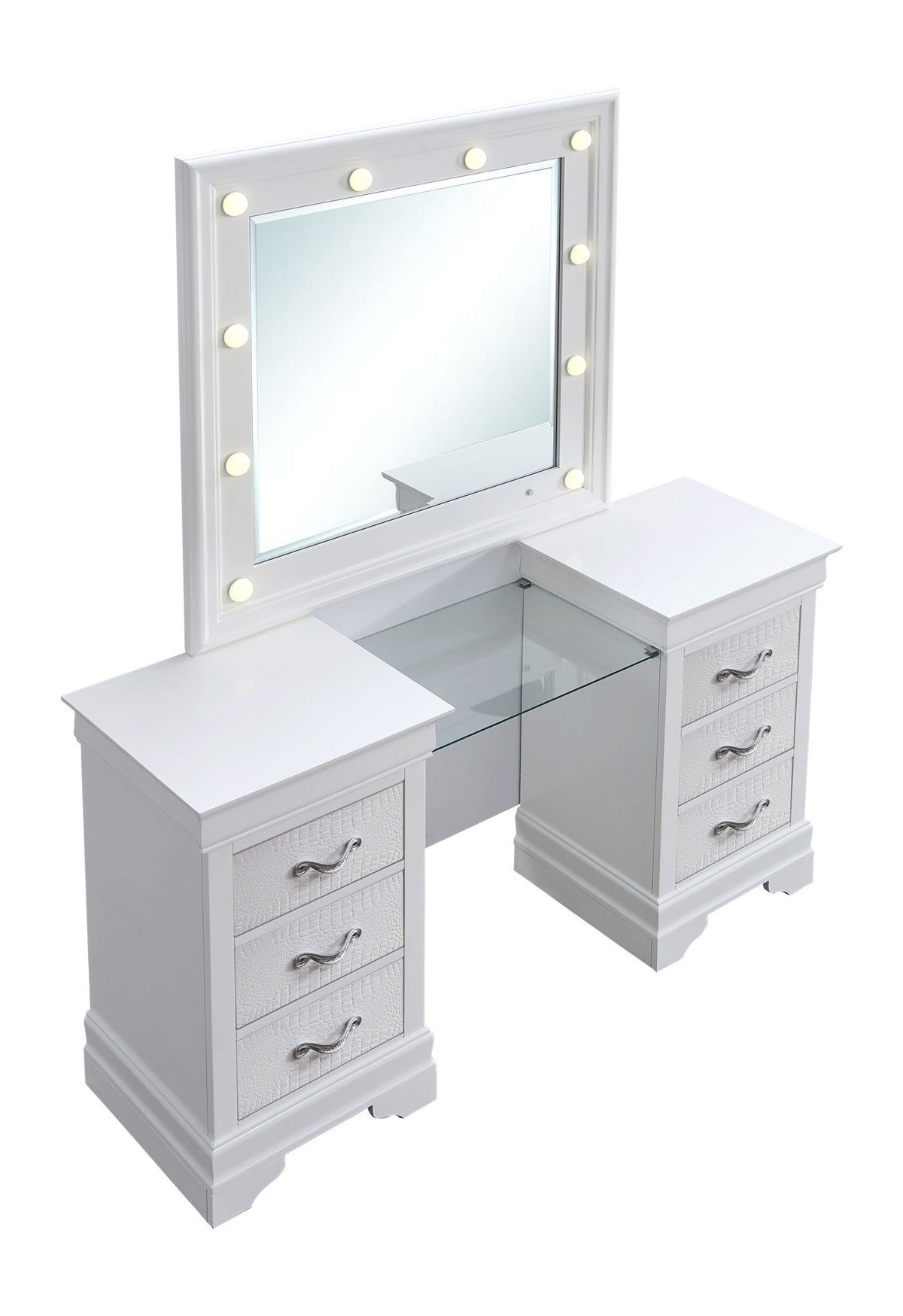 Lorana - Vanity - Sparkling White