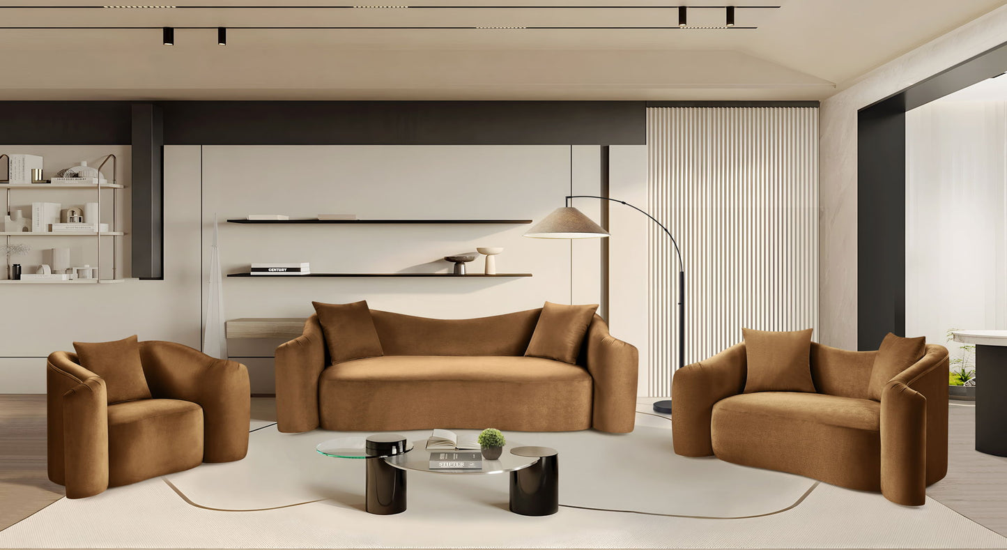 Destin - Loveseat - Saddle