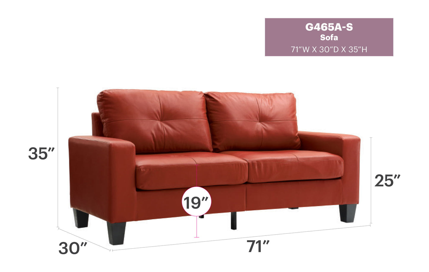 Glory Furniture - Newbury - Sofa