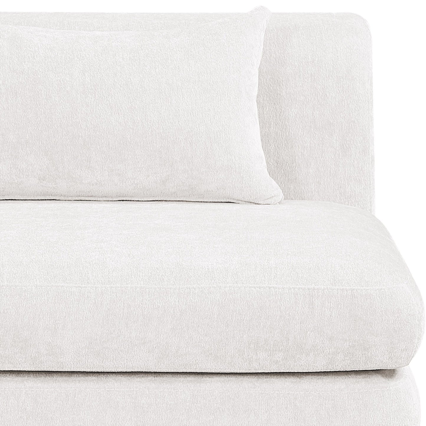 Stellar - Chenille Fabric Upholstered Modular Armless Chair