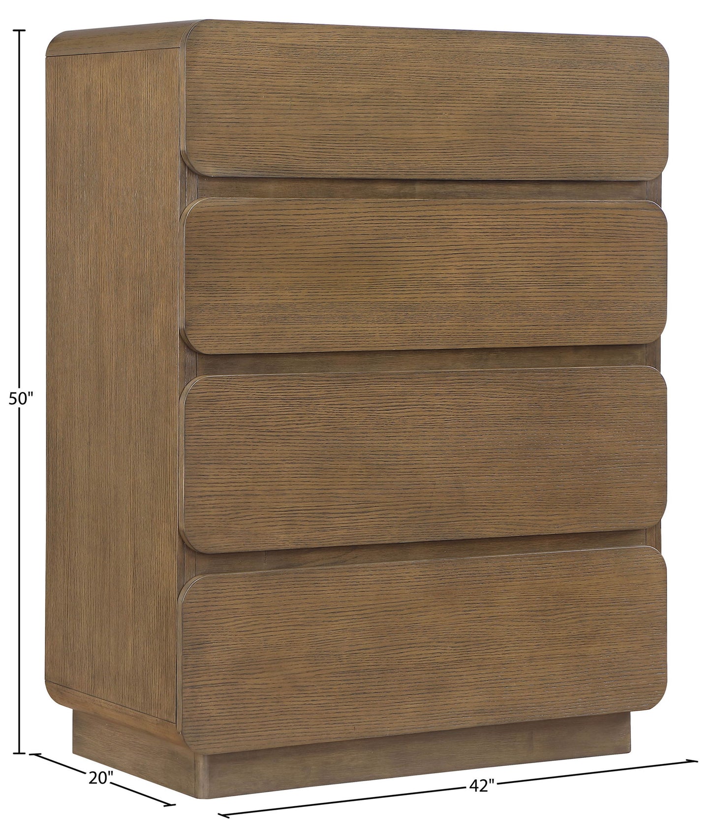 Adagio - Solid Wood And Oak Veneer Chest