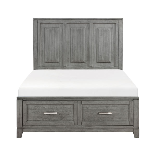 Garretson Full Platform Bed with Footboard Storage
