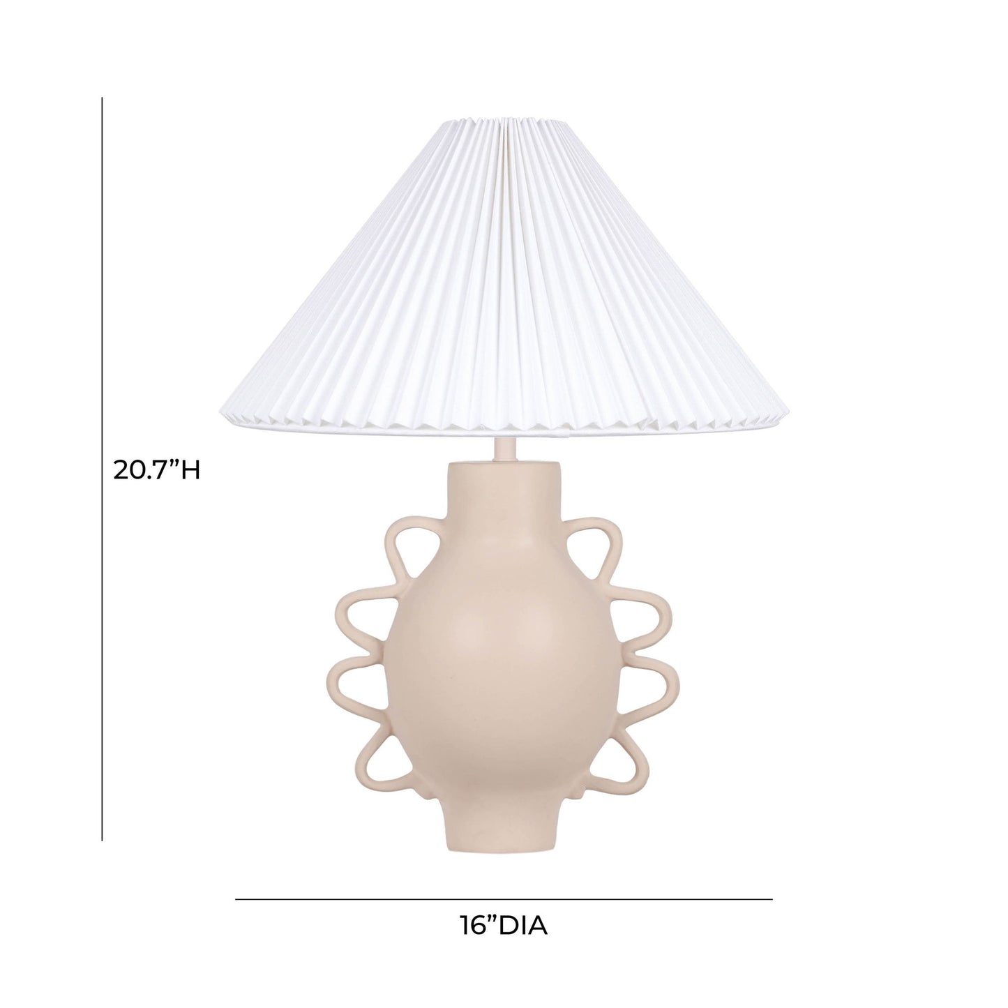 Hazza - Pleated Table Lamp