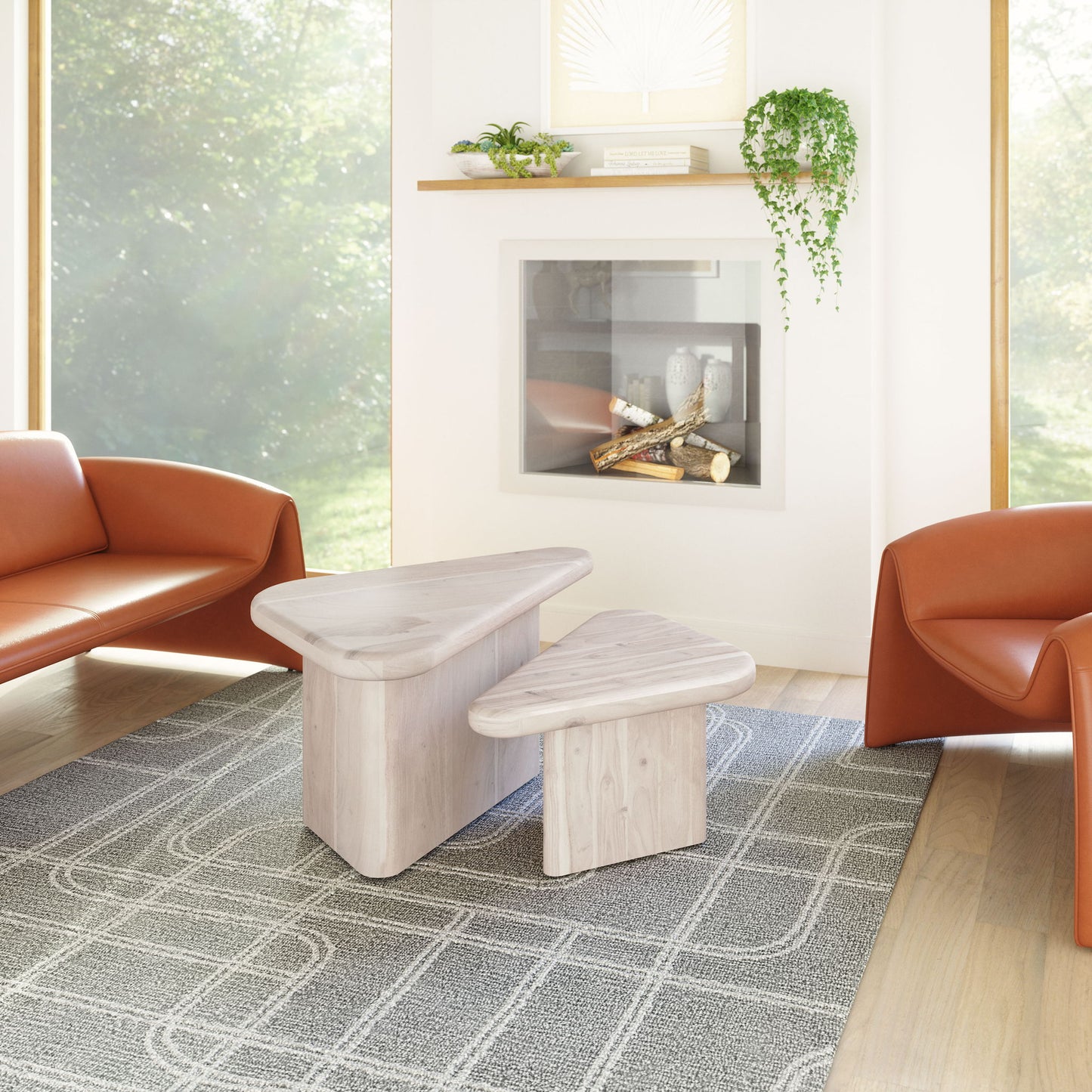 Navidic - Coffee Table Set - Natural