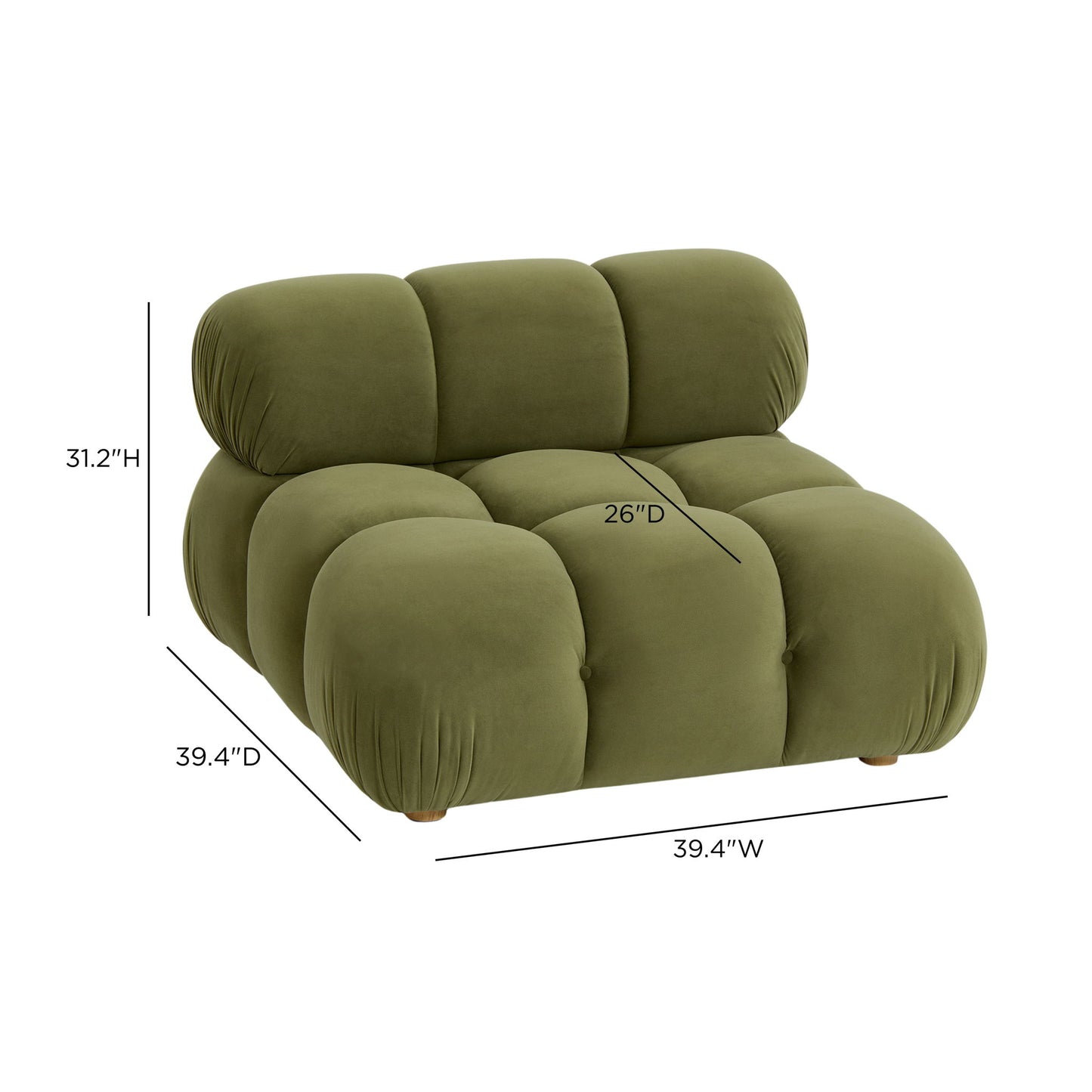 Calliope - Modular Armless Chair