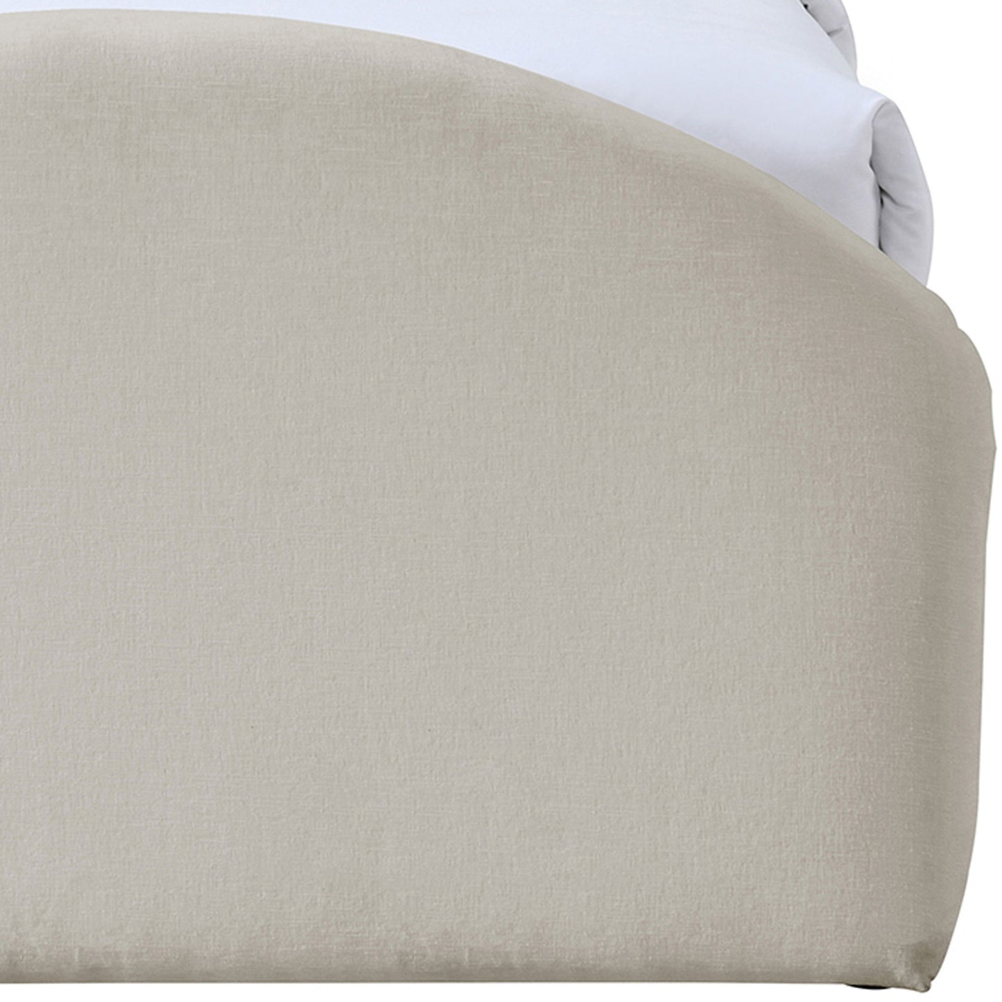 Andaz - Chenille Fabric Upholstered Trundle Bed