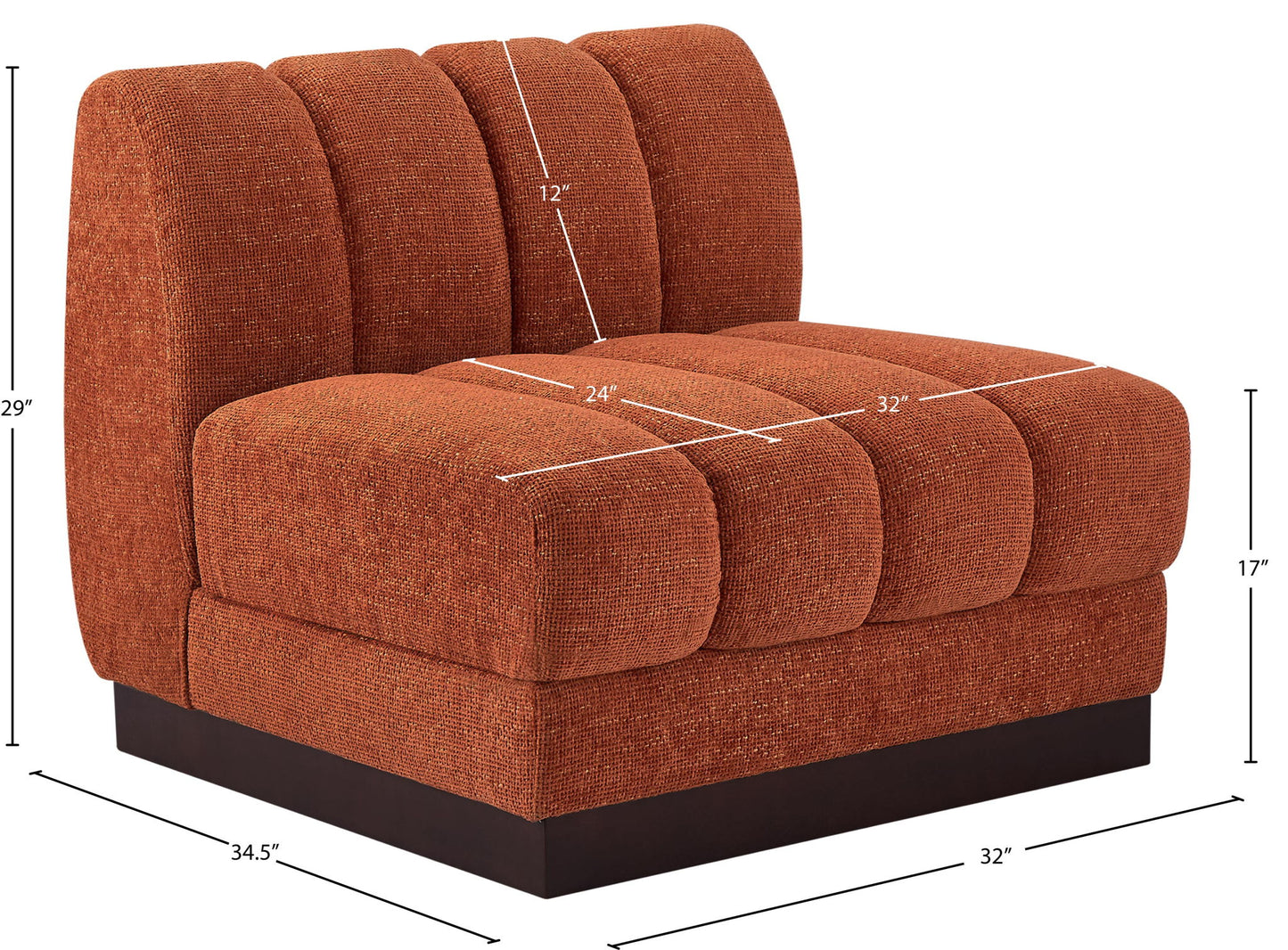 Quinn - Armless Chair