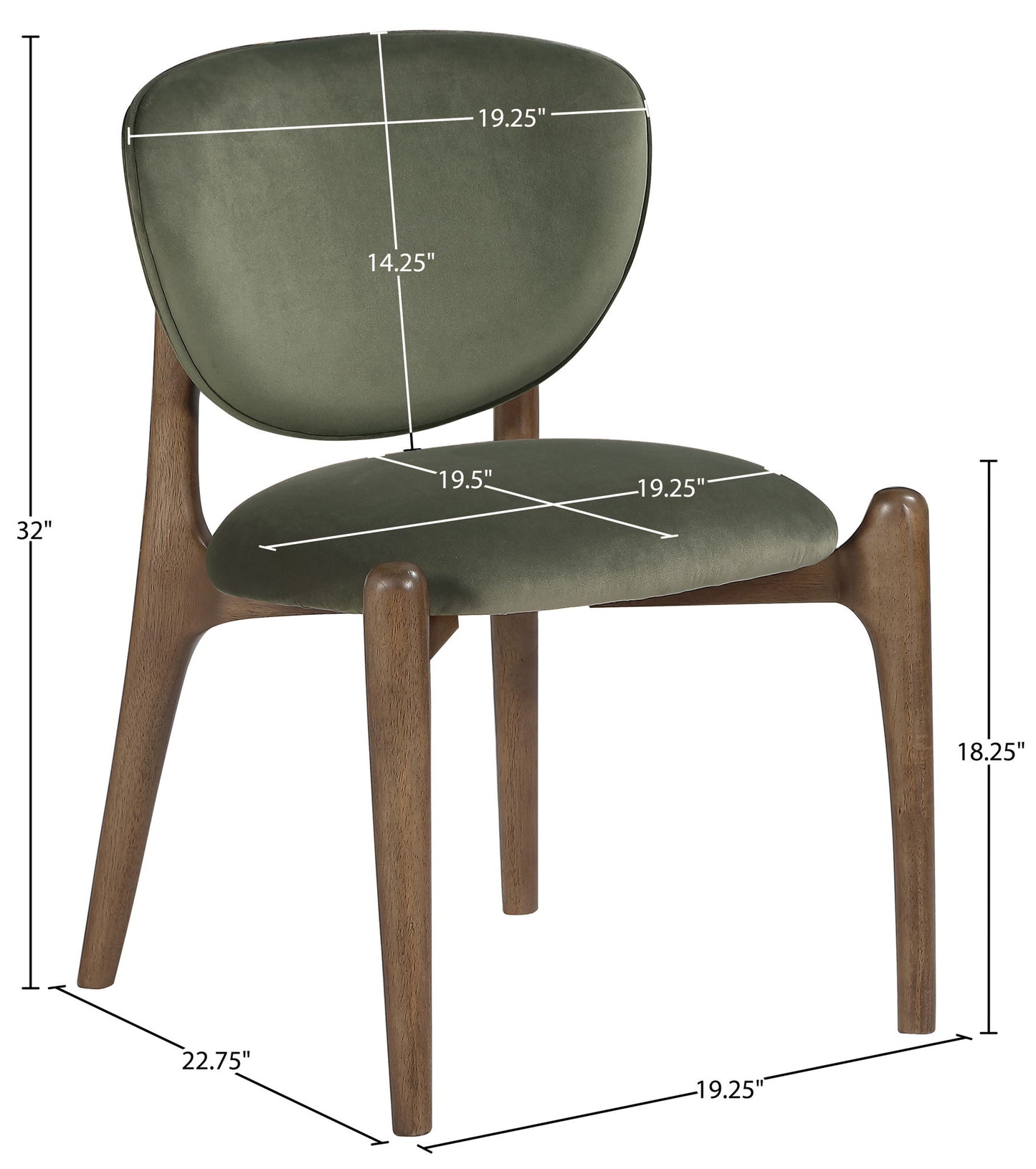 Velora - Upholstered Dining Chair (Set of 2) - Brown Base