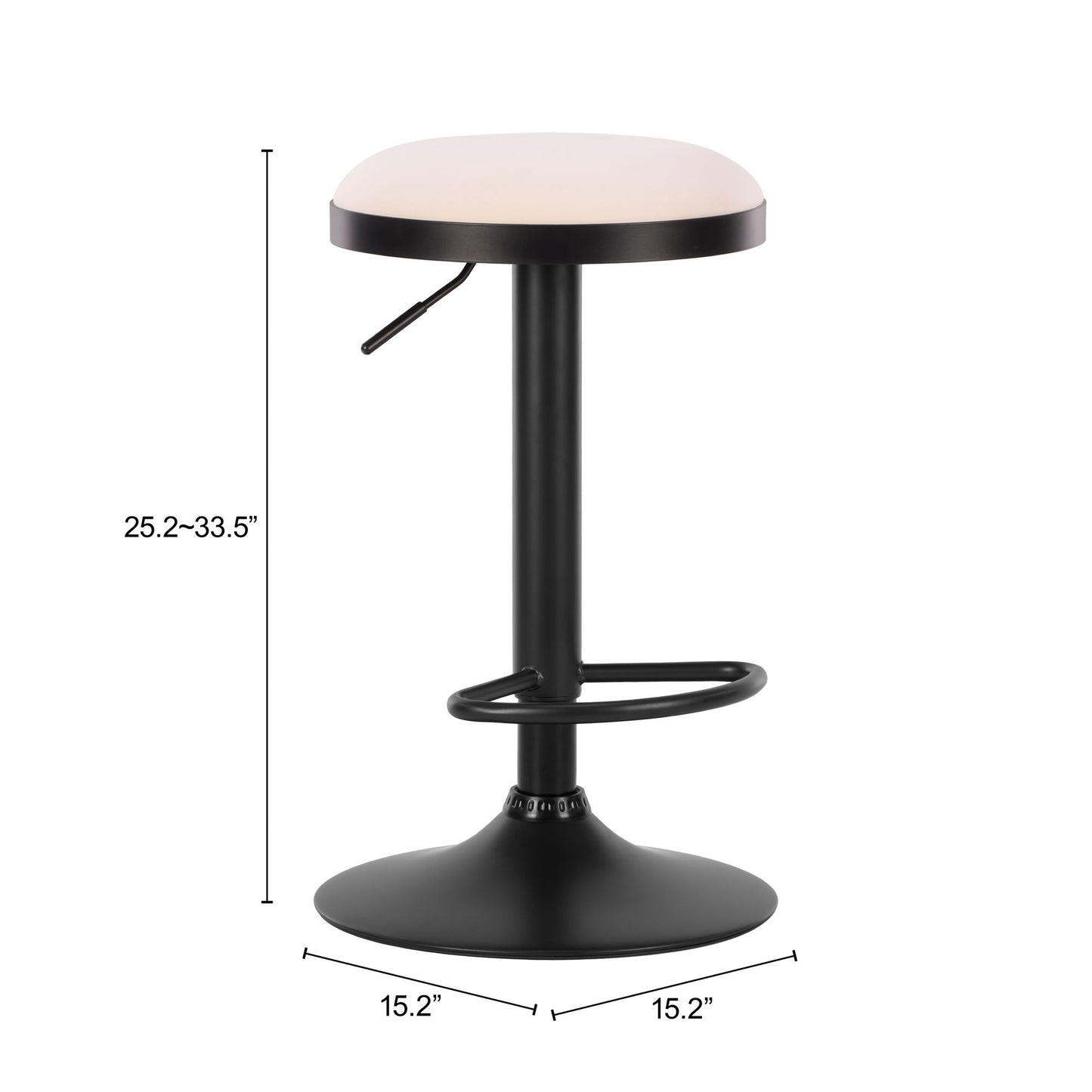 Rosco - Barstool (Set of 2) - White