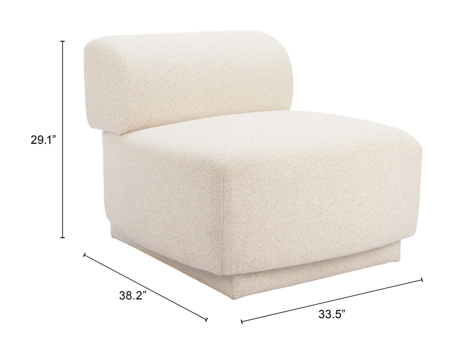 Anese - Accent Chair - Multigrain Beige