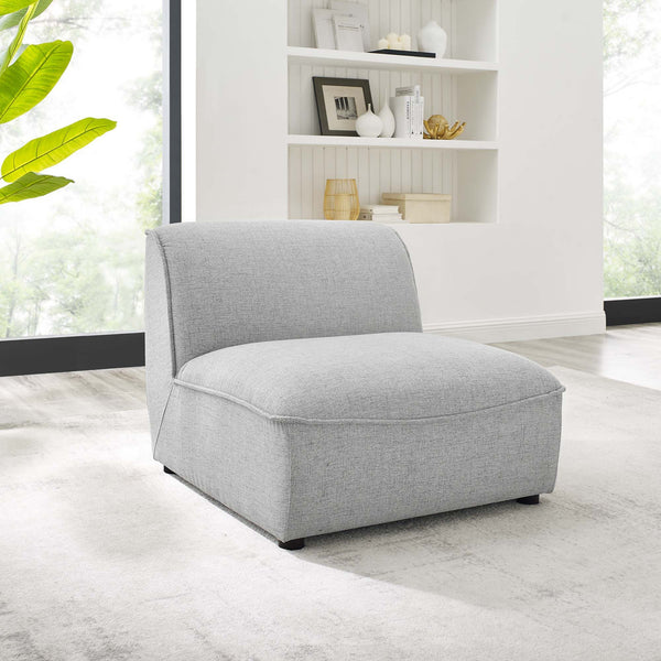 Comprise Armless Chair - Light Gray