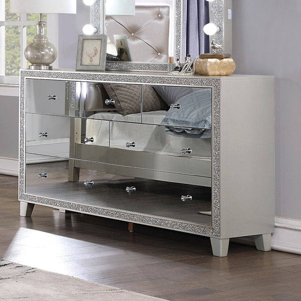 Sliverfluff - Dresser - Mirrored & Champagne