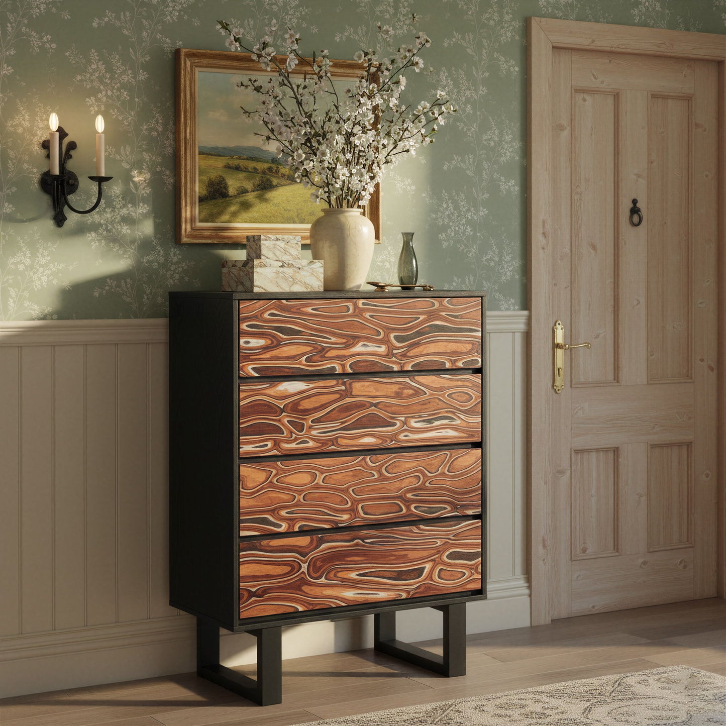 Aremi - Chest - Brown / Black