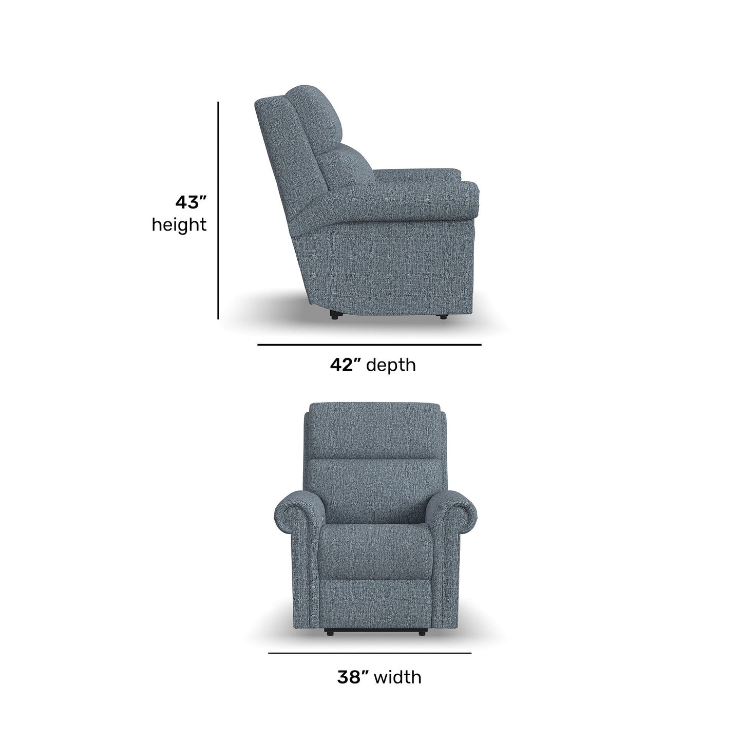 Bernard - Power Recliner With Power Headrest & Lumbar