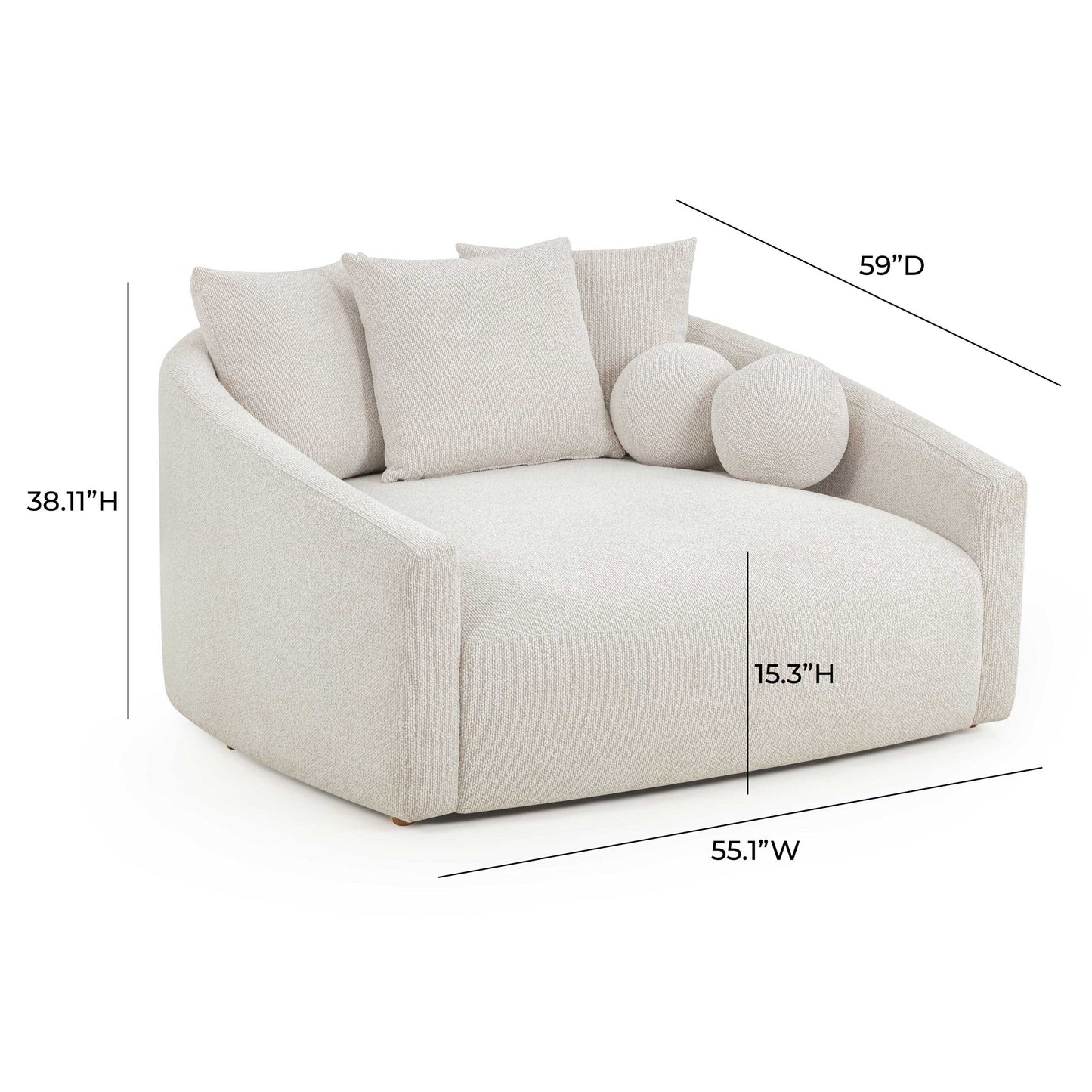 Hanim - Boucle Daybed