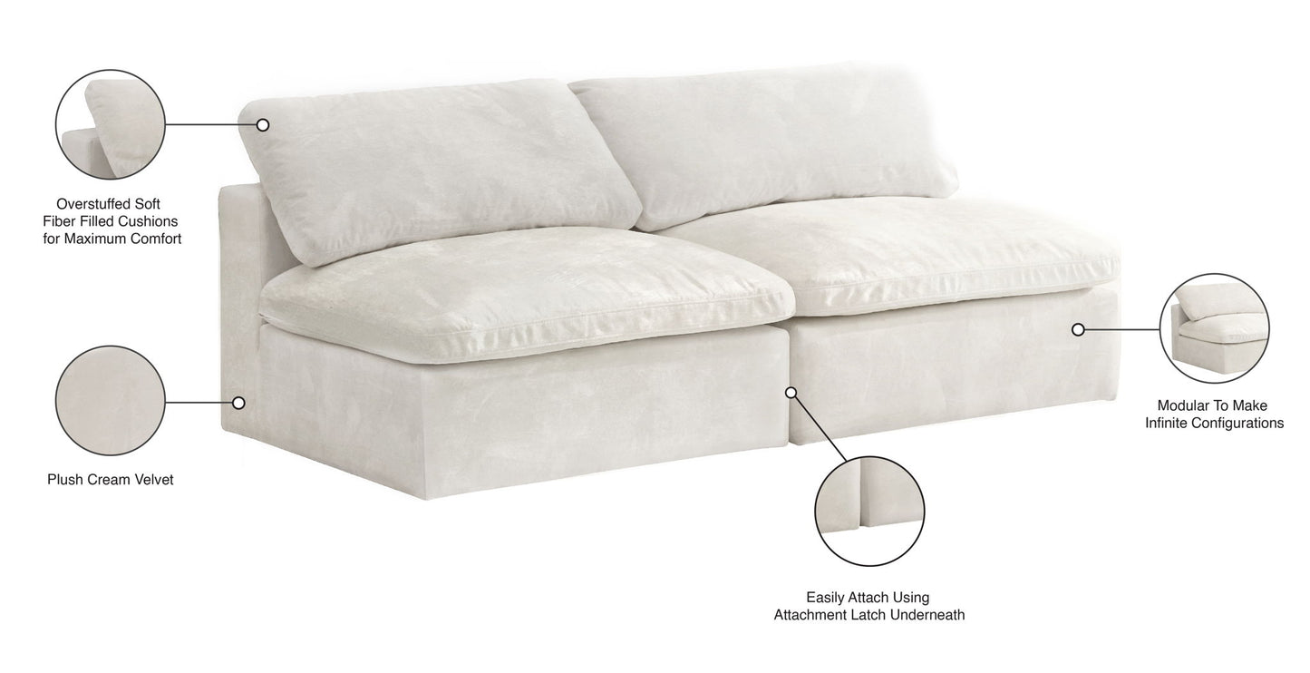 Cozy - Modular Armless 2 Seat Sofa