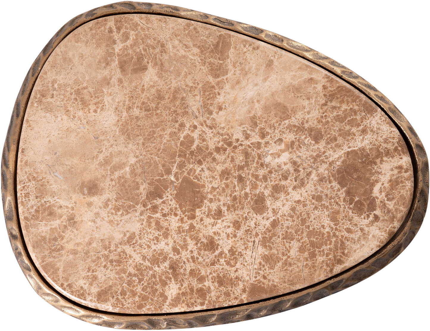 Gild - Aluminum Base And Genuine Marble Top Table