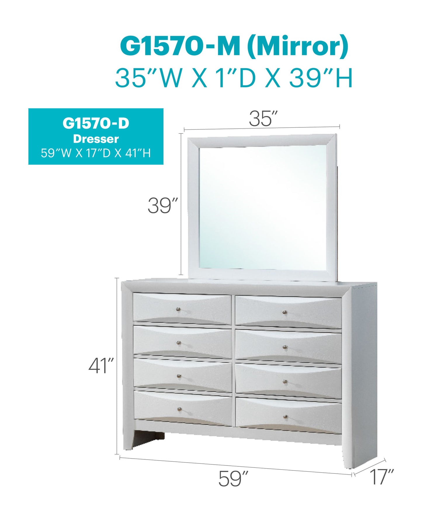 Glory Furniture - Marilla - Dresser
