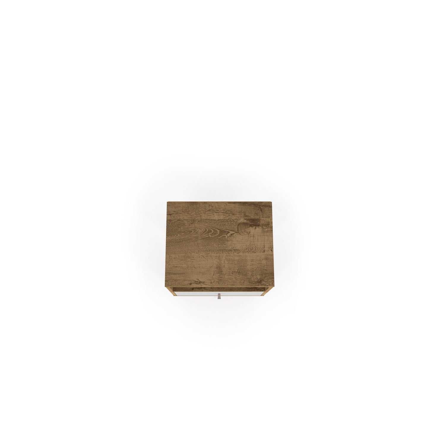 Manhattan Liberty - Nightstand Wtth Rustic Brown Frame