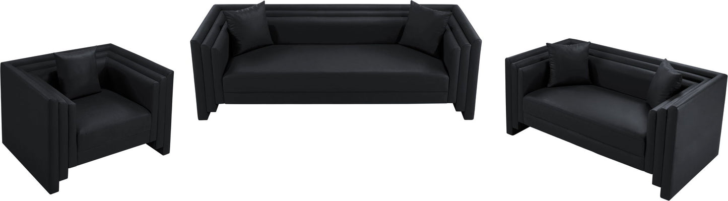 Everett - Vegan Leather Upholstered Loveseat