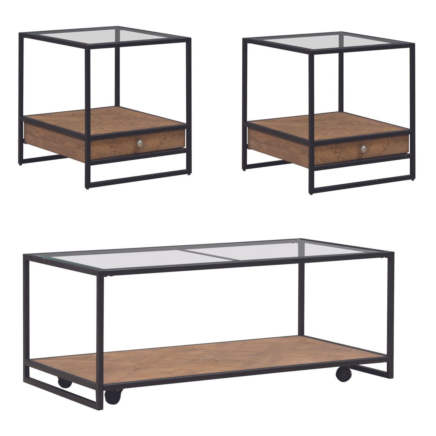 Bedford - 3 Piece Set - Brown