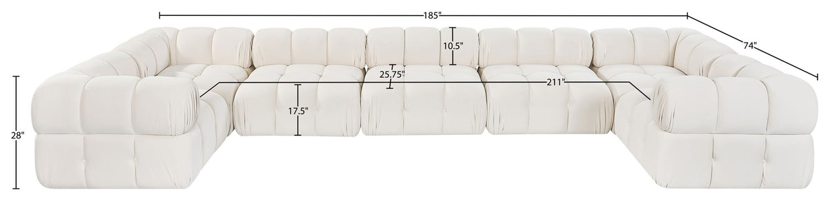 Orin - 7 Piece Modular Sectional (3 Modular Chairs, 4 Corner Chairs)