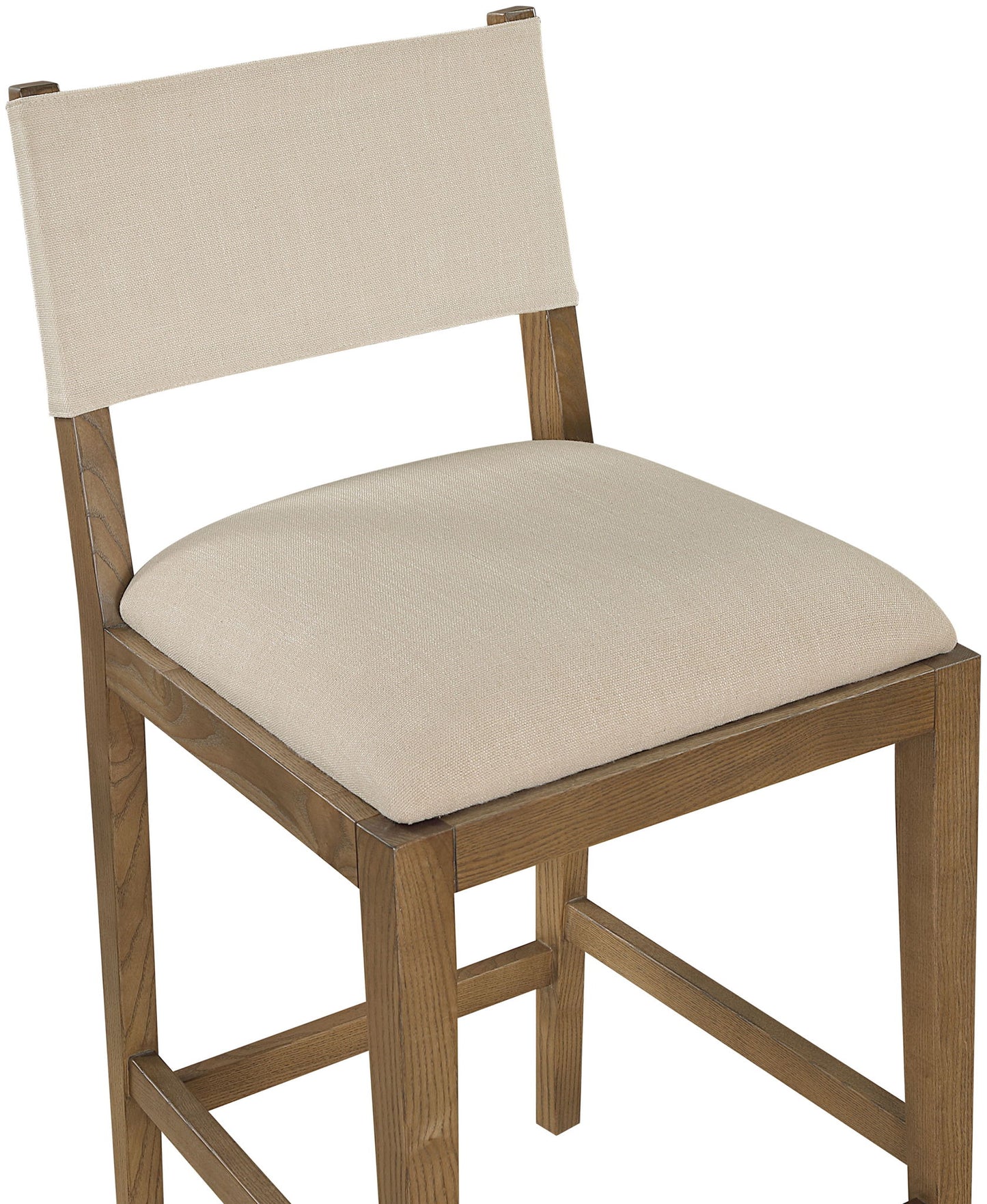 Avon - Linen Textured Performance Fabric Counter Stool