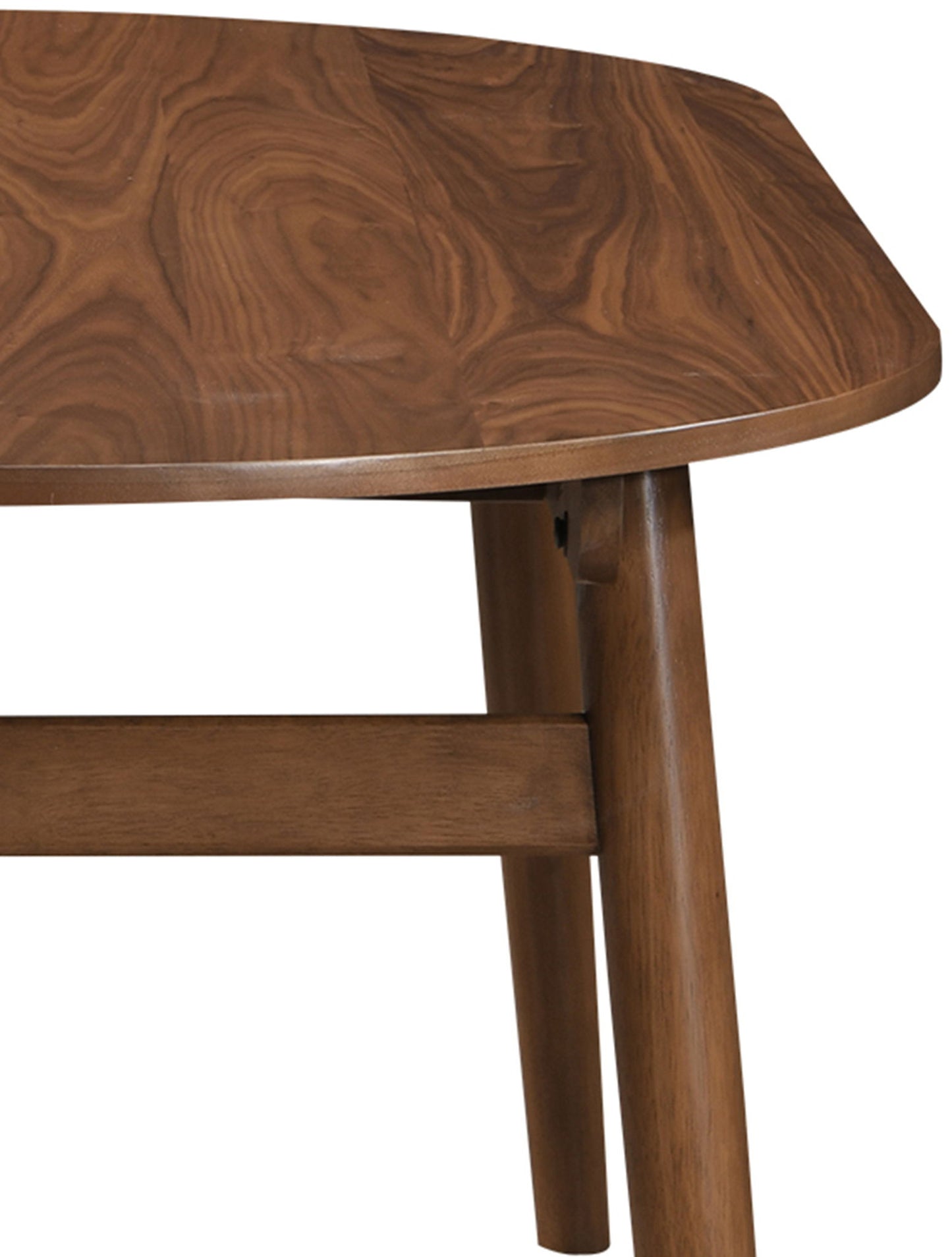 Leesa - Solid Wood And Walnut Veneer Dining Table