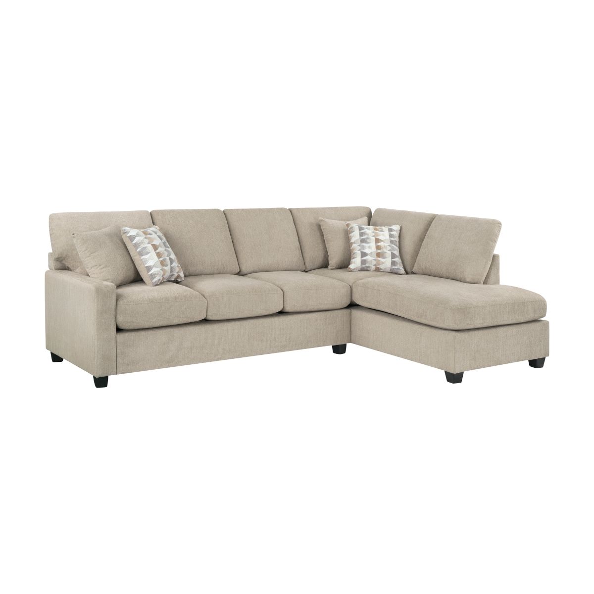 2-Piece Sectional with Chaise