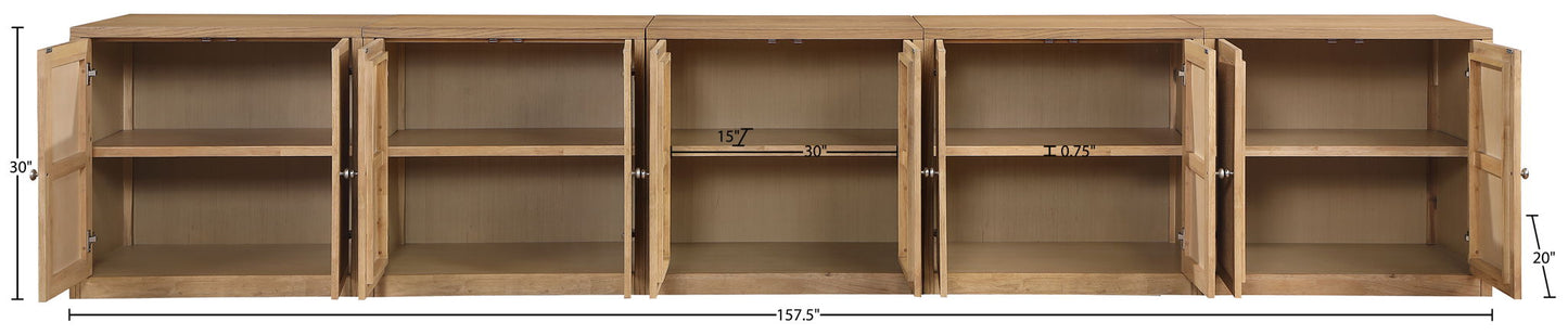 Vero - Solid Wood And Oak Venee Sideboard/Buffet