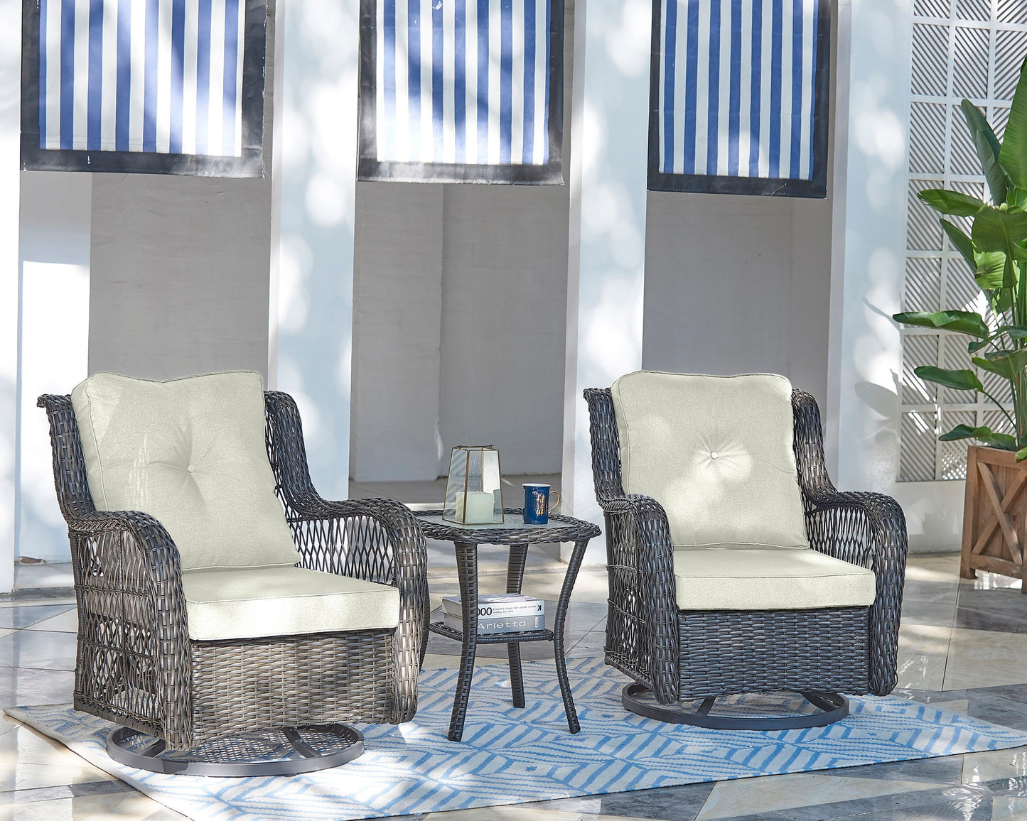 Manhattan Fruttuo - 3-Piece Conversation Set