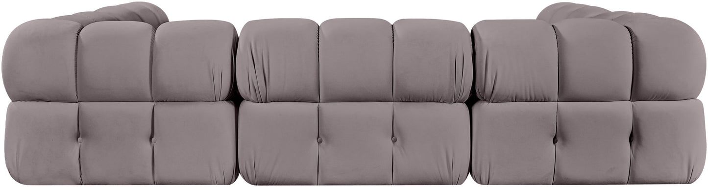 Orin - Velvet 6 Piece Modular Sectional