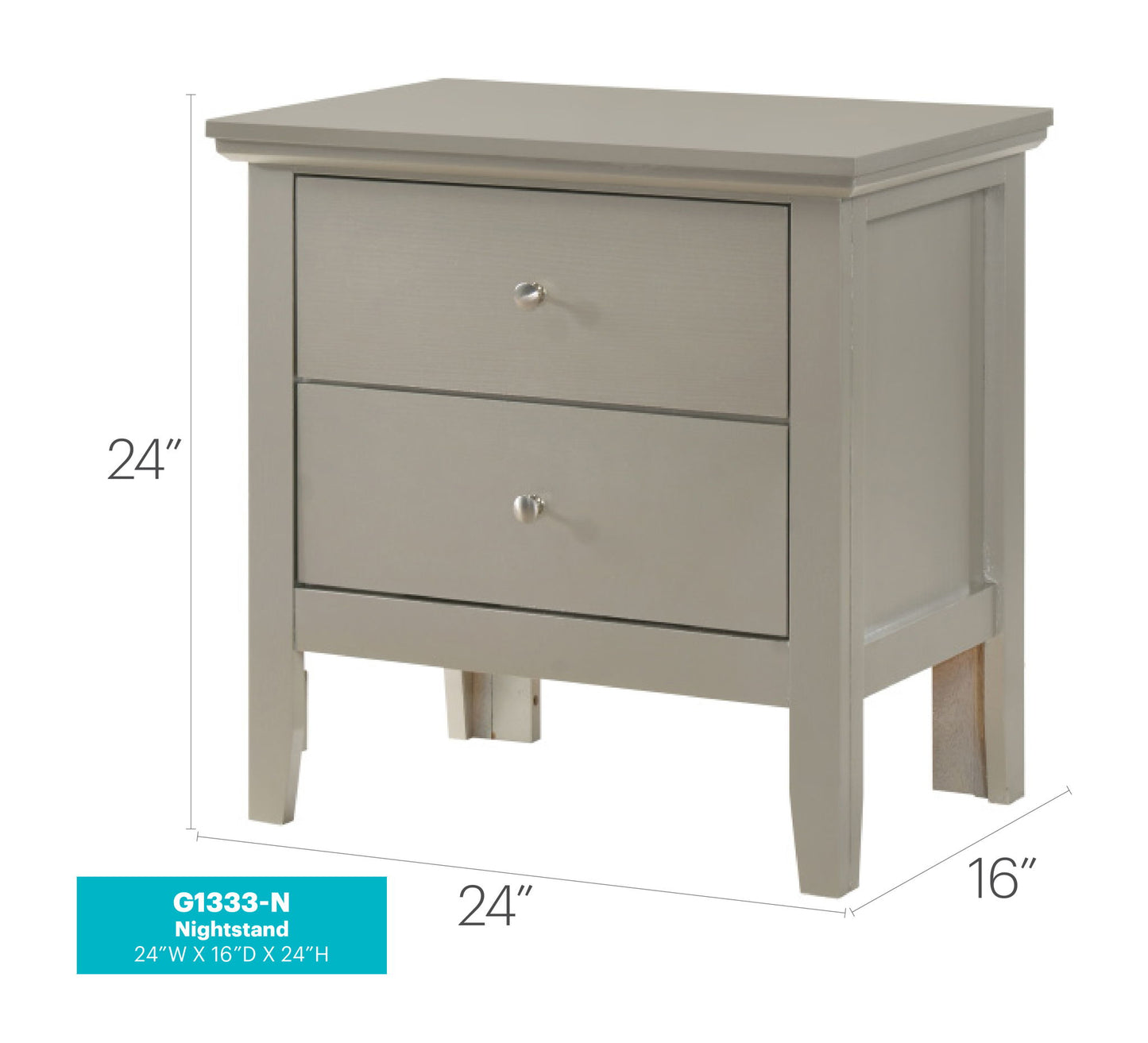Glory Furniture - Primo - Nightstand