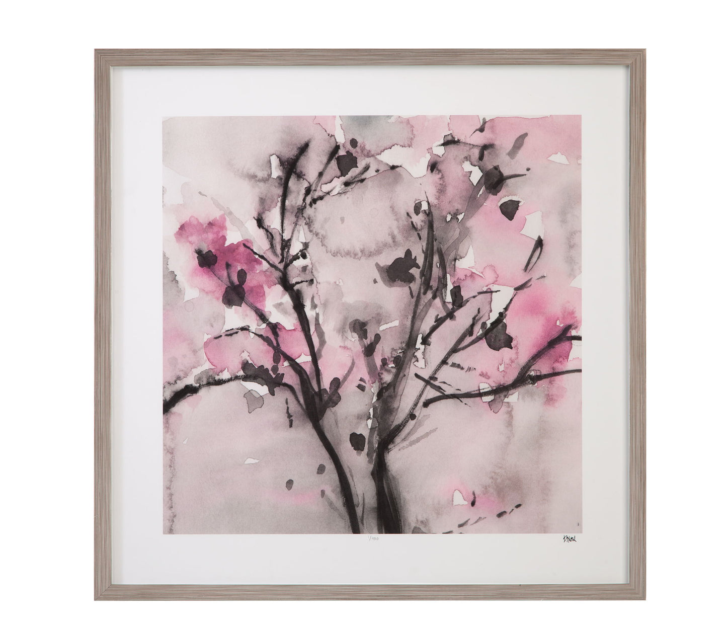 The Blossoms I Framed Print - Pink