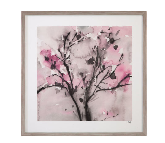 The Blossoms I Framed Print - Pink