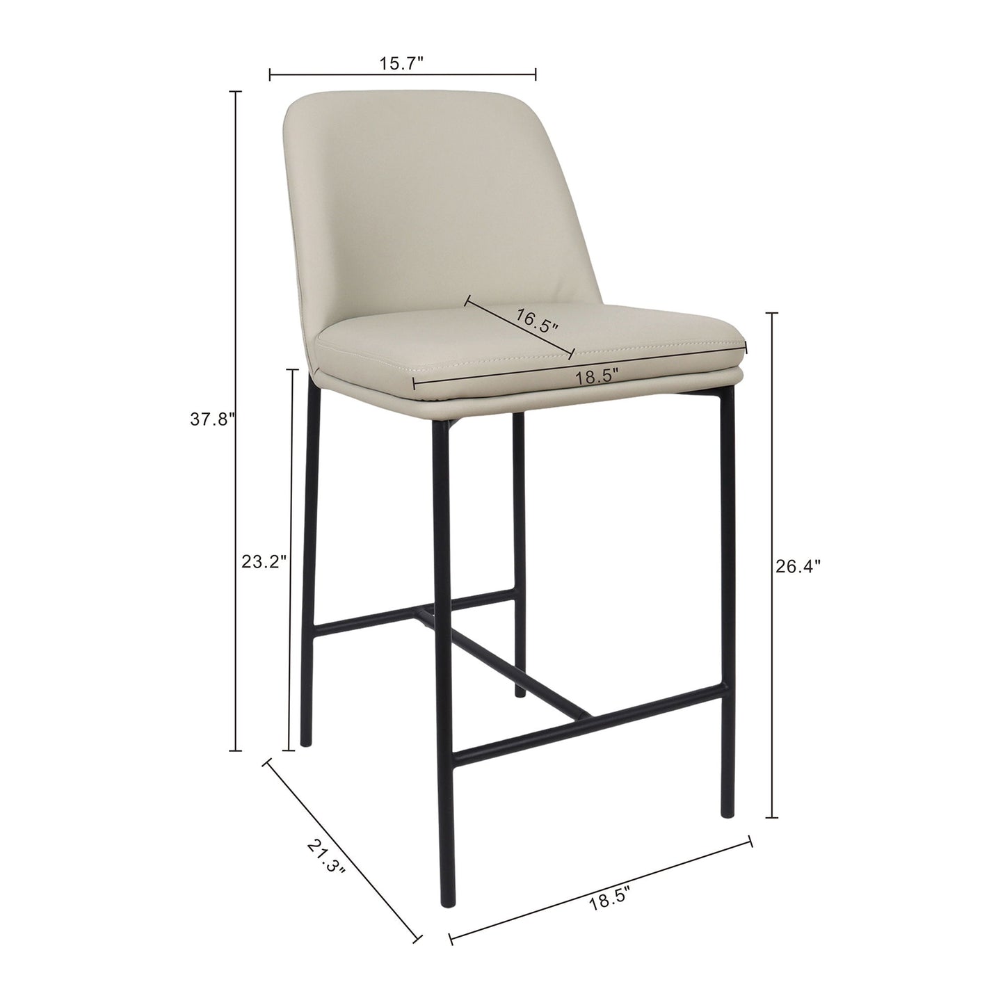 Manhattan Loft - Counter Stool (Set of 2)