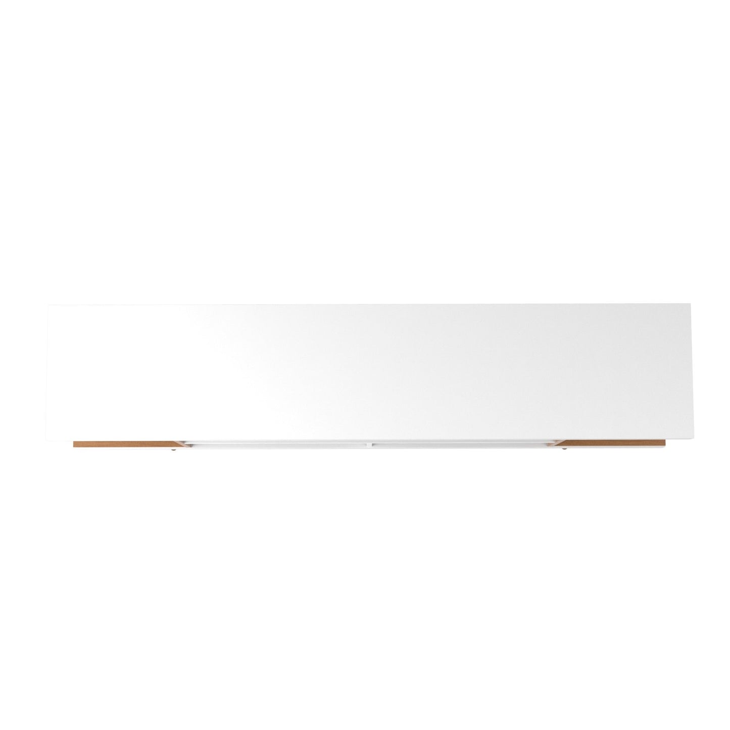 Manhattan Utopia - TV Stand - Maple Cream And White