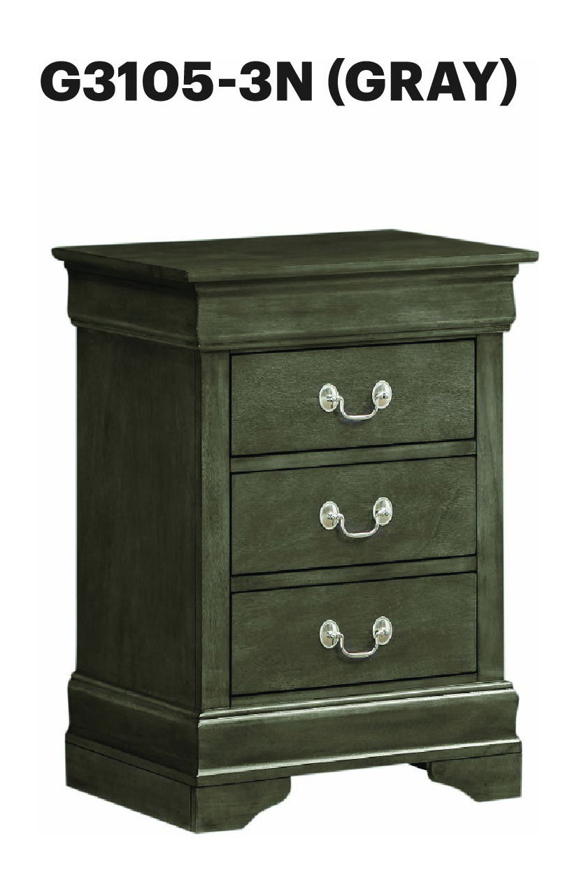 Glory Furniture - Louis Phillipe - Nightstand