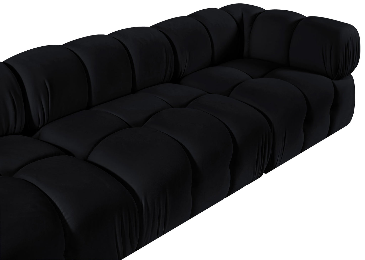 Orin - Velvet 5 Piece Modular Sectional