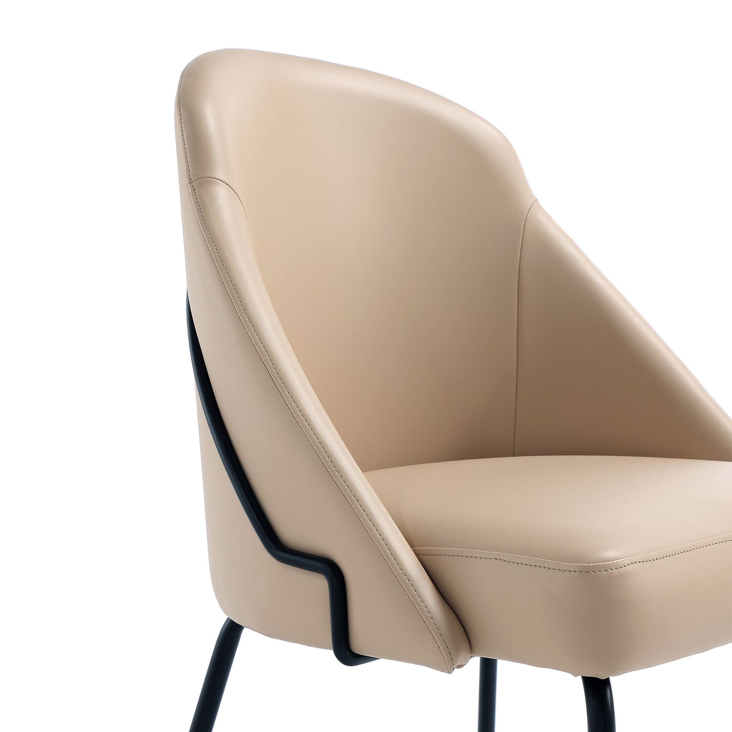 Manhattan Gracie - Dining Chair With Black Legs