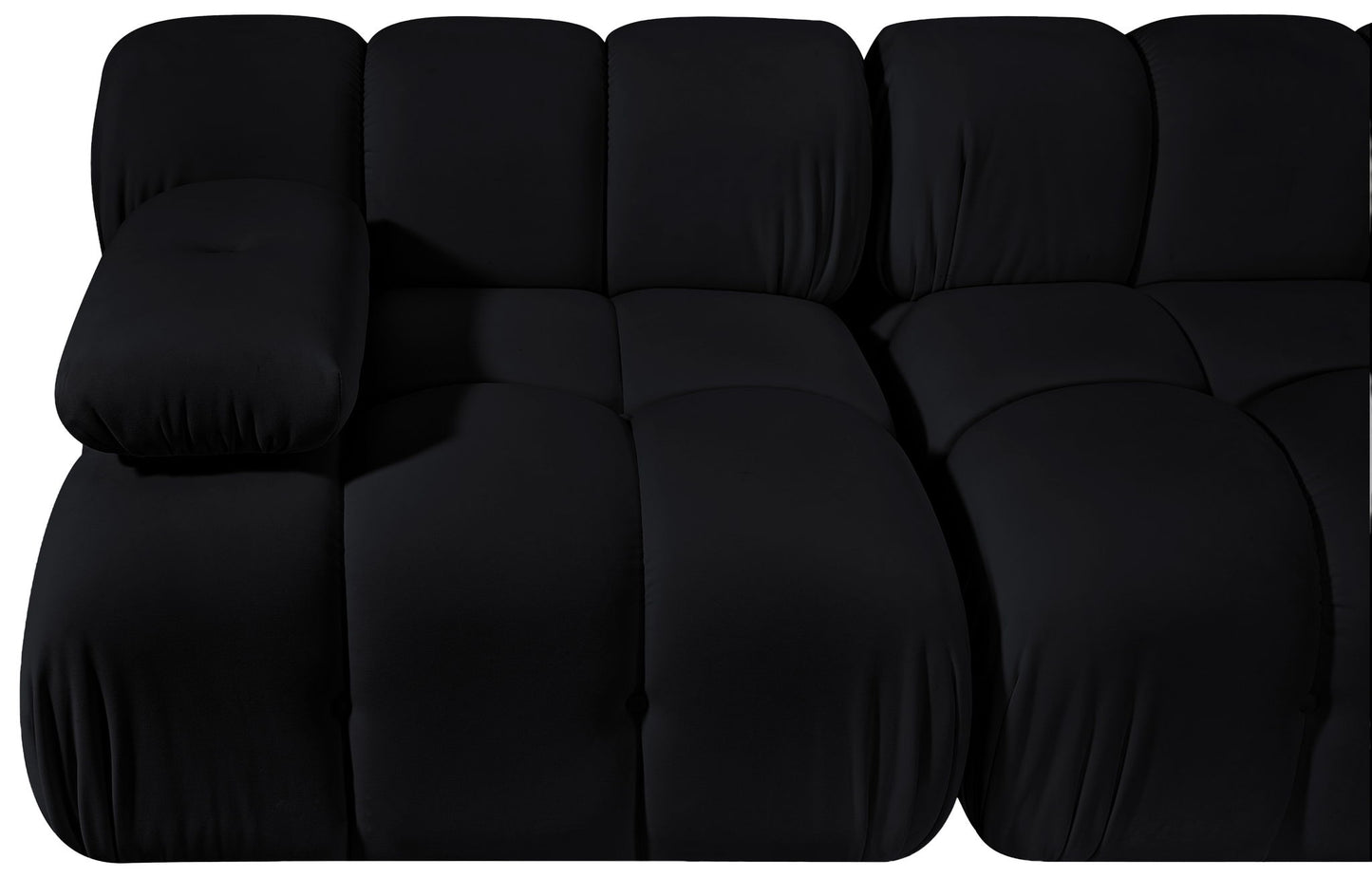 Orin - Velvet Performance Fabric Upholstered 2 Piece Modular Sofa