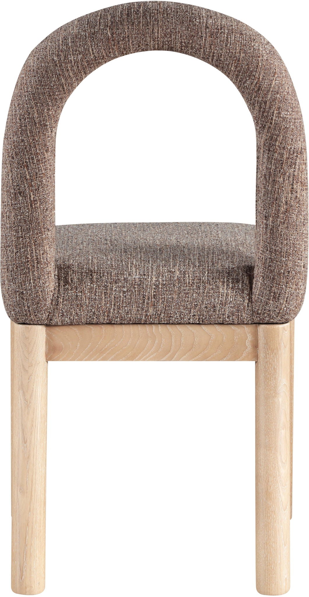 Conrad - Linen Dining Chair With Natural Legs