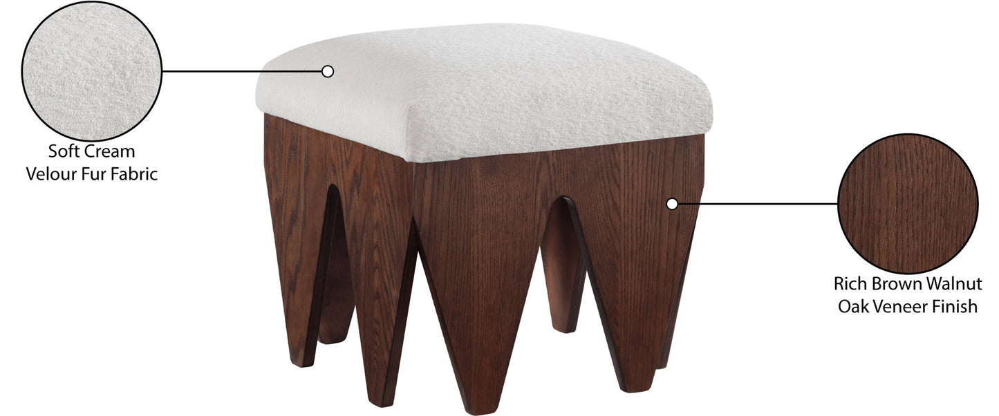 Altair - Fabric Bench - Dark Brown Base