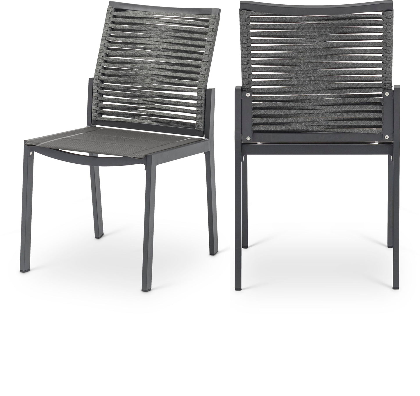Maldives - Rope Outdoor Patio Dining Side Chair (Set of 2)