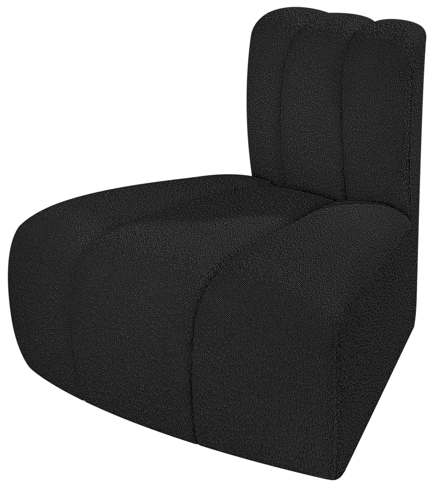 Arc - Boucle Fabric Reverse Corner