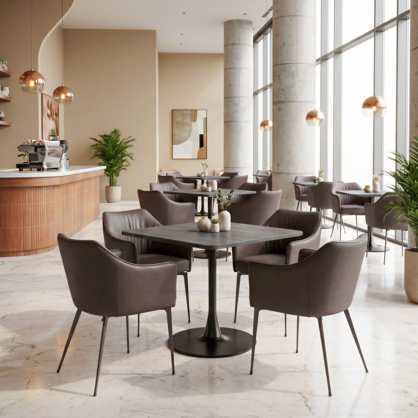 Belmont - Dining Chair - Brown
