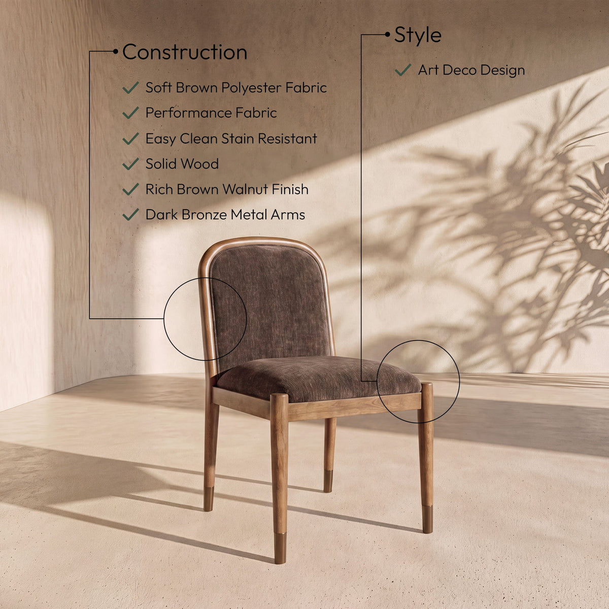 Cambria - Fabric Upholstered Dining Side Chair (Set of 2)