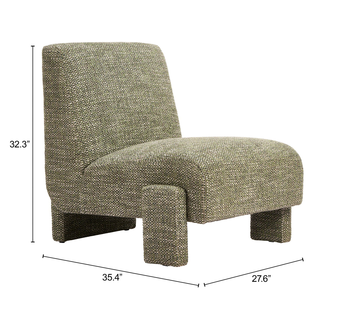Orleen - Accent Chair - Checker Green